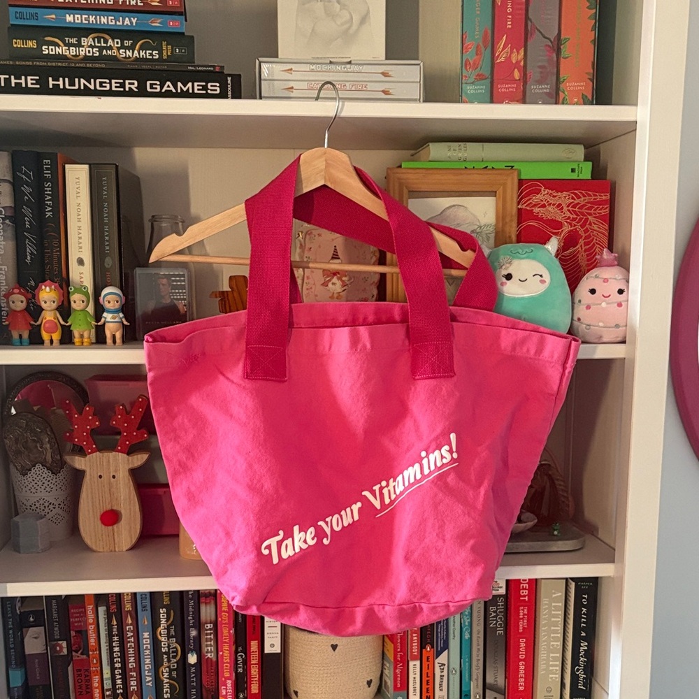 BNWOT “take your vitamins” urban outfitters canvas tote